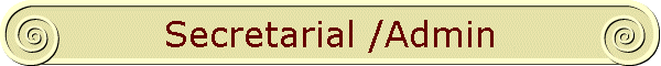 Secretarial /Admin